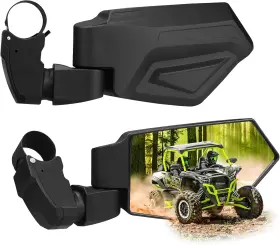 Utv-202 Shejisi Utv Mirrors The Spring Back Feature Allows Easy Reset After 13.6 Inch 5.9 Black