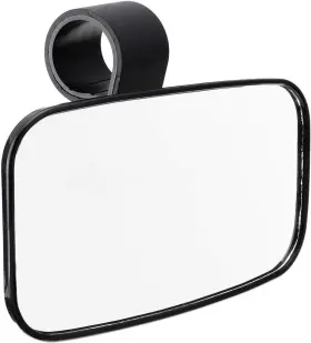 Spauto-027 Spauto 604270102275 Utv Rear View Mirror - High Impact Abs Housing Center Rear-view Black