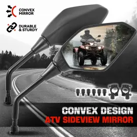 Sdd-mpmra003 Speed Daddy For Honda Suzuki 7/8 Inch Handlebar Mount Irregular Shape Atv Rear View Side Mirror
