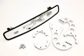 895-100-02 Speed Industries Mirror Kit 14 Inch Billet Nos
