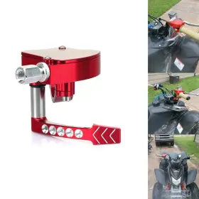 Att-red-ef-202 Tarazon Red Billet Thumb Throttle For Yamaha Banshee 350 Yfz350 Yfz450r Raptor 660 700 R