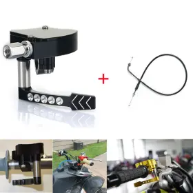 Attblac10135-61-427 Tarazon Thumb Throttle Assembly With Cable For Honda Sportrax 300 Trx300x Trx300ex 93-2009