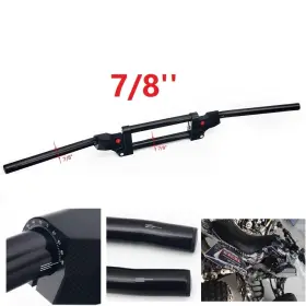 Atvhb-22-bla-dv-56 Tarazon Anti Vibration Handlebars Quad 7/8 Inch 22mm For Yamaha Banshee 350 Raptor Black