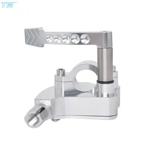 326844 Techme17 Billet Thumb Throttle Assembly Trx400ex Trx250r Trx 450r 300ex Silver For Honda