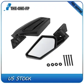 Th167fp4640101 The-one-fp Side View Mirrors Racing For Can-am Commander 1000 Kawasaki Kubota 2005-2019