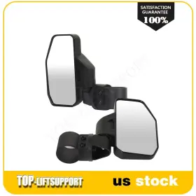 Tl11719101s Top-liftsupport For Polaris Ranger 400 500 800 Xp Side Round Atv Utv Exterior Mirrors Pair