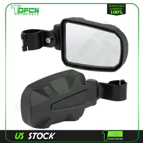 Tca1674660101asp Topcn Utv Rear View Mirror For Offroad Polaris Rzr 800 1000s Xp Kawasaki 1.75 Inch Clamp