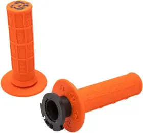 3750-0502 Torc1 Racing Defy Lock-on Mx Grips For 4-strokes Orange 7/8 Inch #3750-0502 Ktm