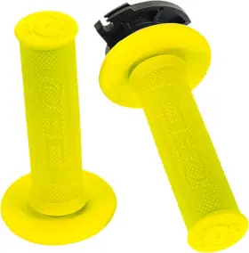 4650-0602 Torc1 Racing Defy Lock-on Grips With All Throttle Cams Yellow 7/8 Inch Ktm