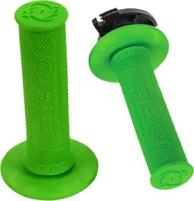 4650-0802 Torc1 Racing Defy Lock-on Grips With All Throttle Cams Green 7/8 Inch #4650-0802 Ktm