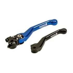 6916-0203 Torc1 Racing Vengeance V2 Flex Clutch Lever Black/blue For Atv/utv