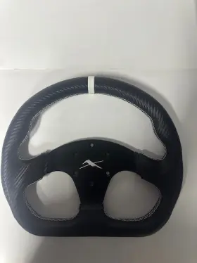 Tpx-203 Tuned By Matrix Can Am Maverick Steering D Shape White Stripe With Adaptor No Horn