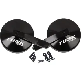 1868840001b2cf-877ff7 Tusk Alloy Utv Mirror Kit With A-pillar Mounts For Polaris Rzr Xp Turbo Dynamix