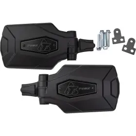 19413100052428-a9aa07 Tusk Pivot Folding Utv Mirror Kit With A-pillar Mounts For Yamaha Wolverine 4x4
