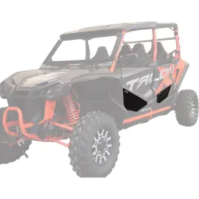 19678800078be9-ce28e7 Tusk Aluminum Lower Door Inserts Black For Honda Talon 1000x-4 Fox Live Valve