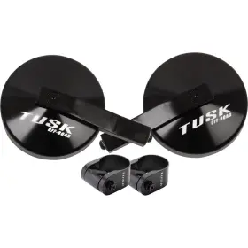 20004900030ab6-5860a3 Tusk Alloy Mirror Kit With Low Profile Utv Roll Cage Clamp For Can-am Commander