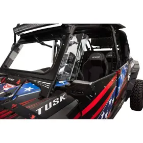 203143000569b0-3705d7 Tusk Wing Vent Kit 20 Inch With 1 3/4 Roll Cage Clamps For Polaris Rzr Xp