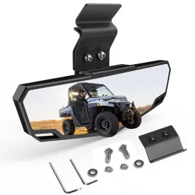 Mallb385paoo57oo1zb Twom Utv Off-road Center Rear View Mirror For 2015-up Polaris Ranger Midsize 570 900