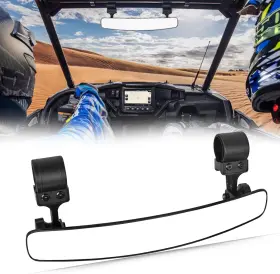 Unigt Rm-010 16.5 Inch Ultra View Utv Rearview Mirrors With 1.75-2.0 Clamps X 3.2