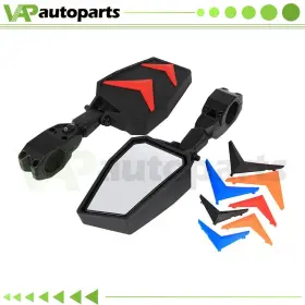 Vap16746500us Vap-autoparts 1.75 Inch View Side Mirrors Utv For 2020 Polaris Rzr Pro Xp Honda Talon 1000r 1000x