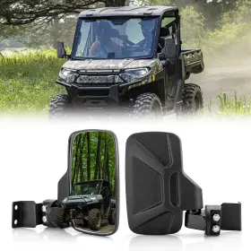 80301052 Weisen Rear Side View Mirror Set Lock And Ride Cab For Polaris Ranger 570 Xp 900