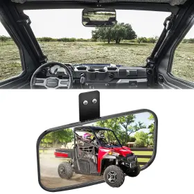 Siz35k Weisen Pro-fit Cage Center Rear View Mirror Fit Polaris Ranger 570 Xp 1000 900 2015-26