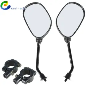 Tr50554 Wflnhb Atv Universal Rear View Side Mirrors With 7/8 Inch Handlebar Mount For Honda Yamaha