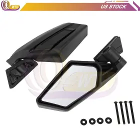 Wh167464tm Whee Racing Utv Side Mirrors For Can Am Maverick X3 Max Turbo R 2017 2018 2019 2020