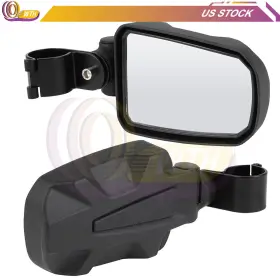 Wh167466tm Whee 1.75 Inch Roll Bar Utv Offroad Side View Mirror For Polaris Rzr 1000 Xp Ranger 2020