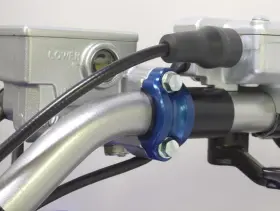 31-700 Works Connection Rotating Bar Clamp Aluminum Blue #31-700