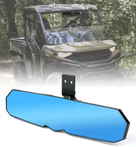 Utv-cm-g19-13in Xprite 13inch Utv 1.75 Inch -2 Rear View Center Mirror Convex For 2017- 2023 Polaris Ranger