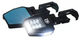 X002cmspn9 Xprite 2008-2024 Polaris Rzr Yamaha Yxz Side Mirrors With Led