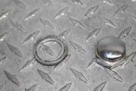 3x3-23453-00-00 Yamaha 1982 Tri Moto Yt125 J Steering Stem Nut Washer