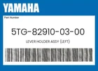Yamaha Genuine Lever Holder Assy (left) 5TG-82910-03-00 New. Price: $134.39.
