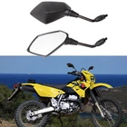 Motorcycle Side Mirrors Black For Suzuki DRZ400SM DR350 DR200SE New. Price: $23.13.