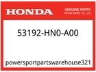 Honda Oem Part 53192-HN0-A00 Lever, Parking Brake Lock New. Price: $15.25.