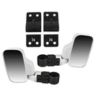 Niche White Side View Mirror Pro-fit Set For Textron Wildcat Trail 4X Ltd New. Price: $29.95.