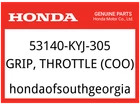 Honda Oem Part 53140-KYJ-305 Grip, Throttle (coo) New. Price: $11.73.