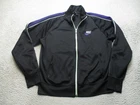 Nike Track Jacket Mens Medium Black Purple Full Zip Stand Collar CU3552-010 Pre-owned. Price: $29.99.