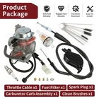 Carburetor For Kawasaki Prairie KVF300B KVF300A 1999-2002 W/ Cable New. Price: $38.99.