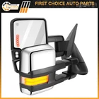 For 03-07 Chevy Gmc Pair Power Signal Running Light Heated Chrome Tow Mirrors New. Price: $135.29.