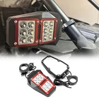 1.75"-2" Utv Rear View Side Mirrors W/led Light For Honda Pioneer 500 700 1000 New. Price: $57.74.
