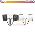 Black Manual Square Mirrors For 1997-2017 Jeep Cj Yj Reth Lh+rh Side New. Price: $24.55.