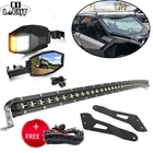 For Can-am Maverick X3 Max Roof 50" Led Light Bar Bracket & Rear Racing Mirrors New. Price: $273.99.