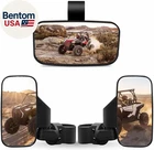 Utv Side Rear View Mirror And Center For 1.6" To 2" Bar Compatible With New. Price: $49.00.