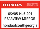Honda Oem Part 0SV05-HL5-201 Rearview Mirror New. Price: $92.95.