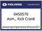Polaris Oem Part 0450570 Asm., Kick Crank New. Price: $68.99.