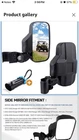 Utv Rear Side View Mirrors Driver Passenger Polaris Ranger 570 900 Xp Unigt 2015 New. Price: $25.00.