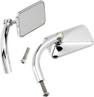 Biltwell Mirrors - Utility Side View Rectangle Perch Chrome Pair New. Price: $190.75.