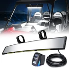 Xprite 17.5" Utv Rear View Center Mirror W/interior Lights And Rocker Switch,... New. Price: $95.07.